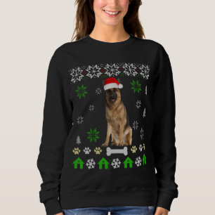 Moletom Cachorro de German shepherd de Natal Feio german s
