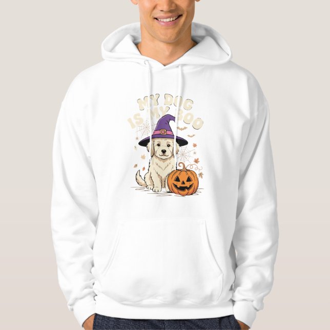 Moletom Cachorro de Halloween Meu Cachorro É Meu Amor (Frente)