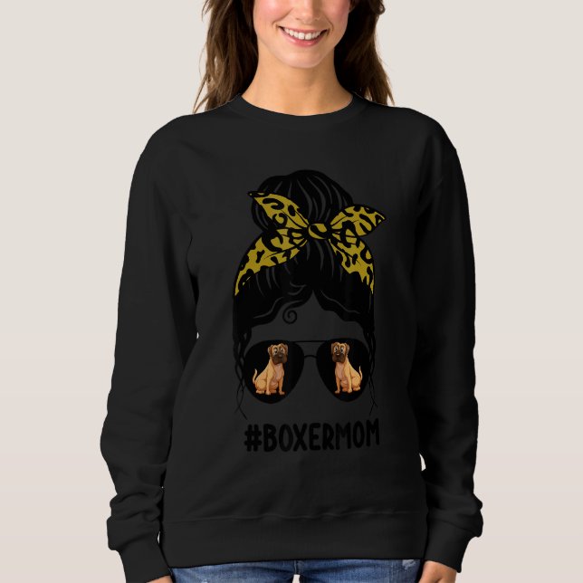 Moletom Cachorro de Impressão de Cabelo-Solto Mensageiro (Frente)