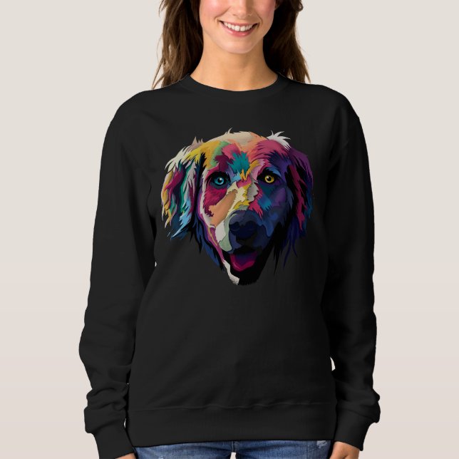 Moletom Cachorro De Labrador Azul E Amarelo (Frente)