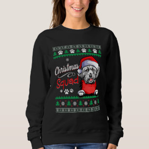 Moletom Cachorro de Natal Lhasa Apso Feio Suor de Natal Fe