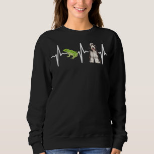 Moletom Cachorro de Pulso Collie com Sapo de Árvore Verde