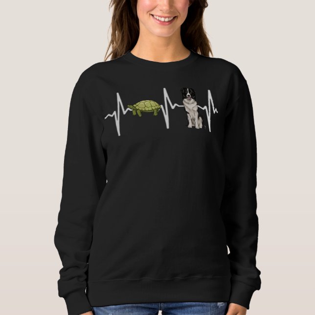Moletom Cachorro de Pulso Collie de Borda Turtle (Frente)