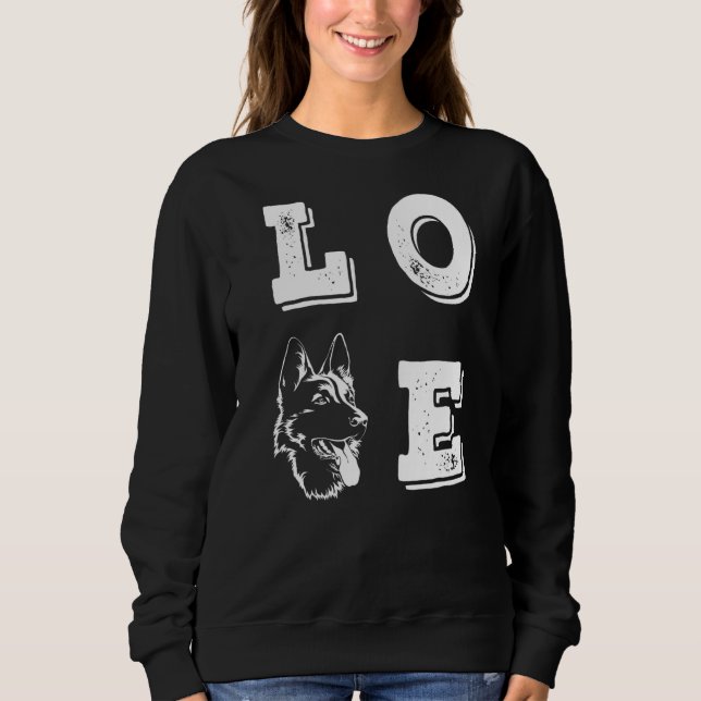 Moletom Cachorro do Amor German shepherd (Frente)