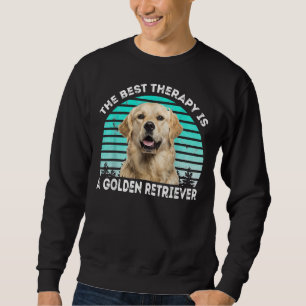 Moletom Cachorro do Retriever do Ouro Retroativo Distinto