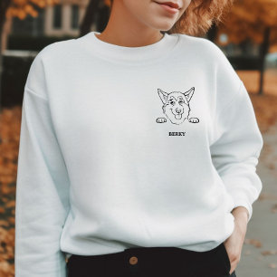 Moletom Cachorro Elegnat Raça Nome personalizado Mug