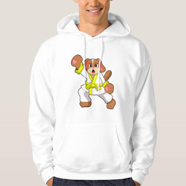 Moletom Cachorro em artes marciais de Karate (Frente)