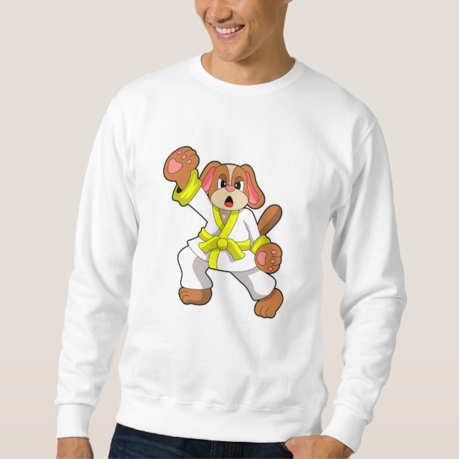 Moletom Cachorro em Karate Martial Artes (Frente)