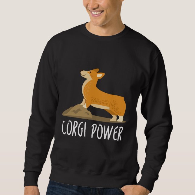 Moletom Cachorro Engraçado Corgi Amp (Frente)