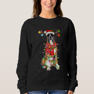 Moletom Cachorro Engraçado Luzes de Natal Antlers Xmas Paj