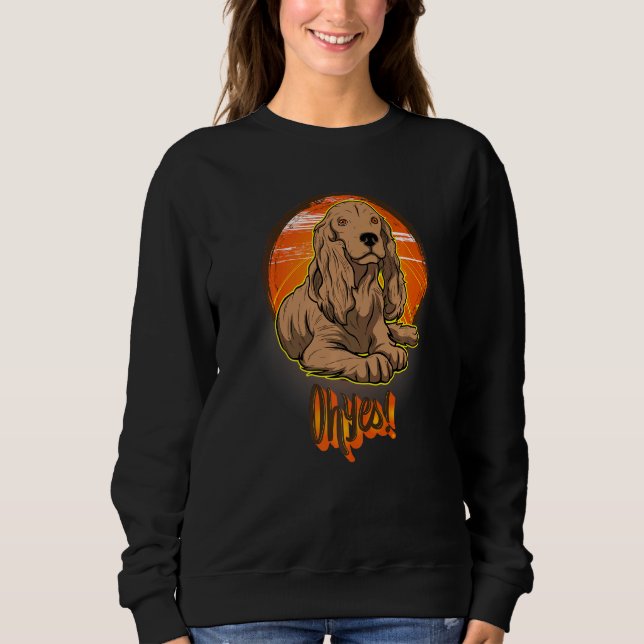 Moletom Cachorro Espanhol Inglês Breed 63 (Frente)