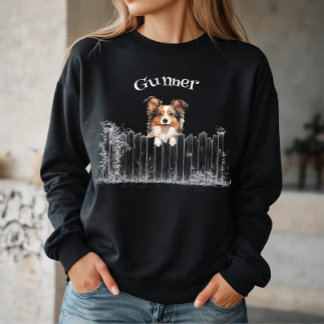 Moletom Cachorro Espiando Personalizável
