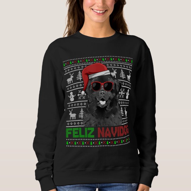 Moletom Cachorro Feliz Navidog Funny Natal (Frente)