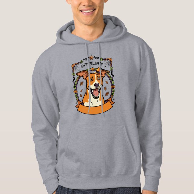 Moletom cachorro fofo de feliz Halloween (Frente)