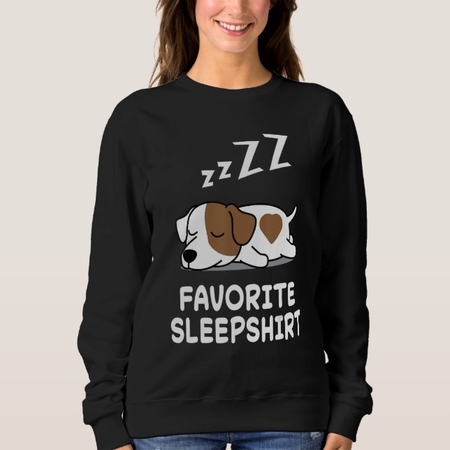 Moletom Cachorro Jack Russell Terrier Nap Dormindo Pajama (Frente)