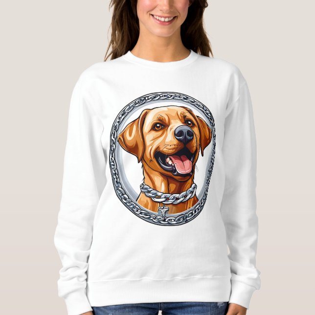 Moletom Cachorro Labrador Fofo (Frente)