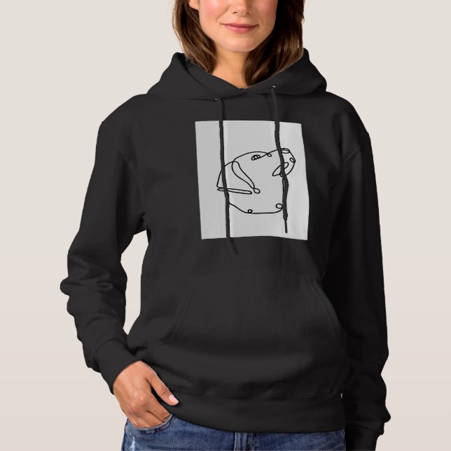 Moletom Cachorro Labrador Retriever Ilustração da Linha da (Frente)