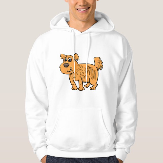 Moletom Cachorro Laranja Desgrenhado (Frente)