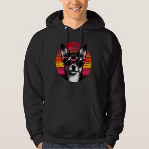 Moletom Cachorro legal Chihuahua Vintage Retro Sunset