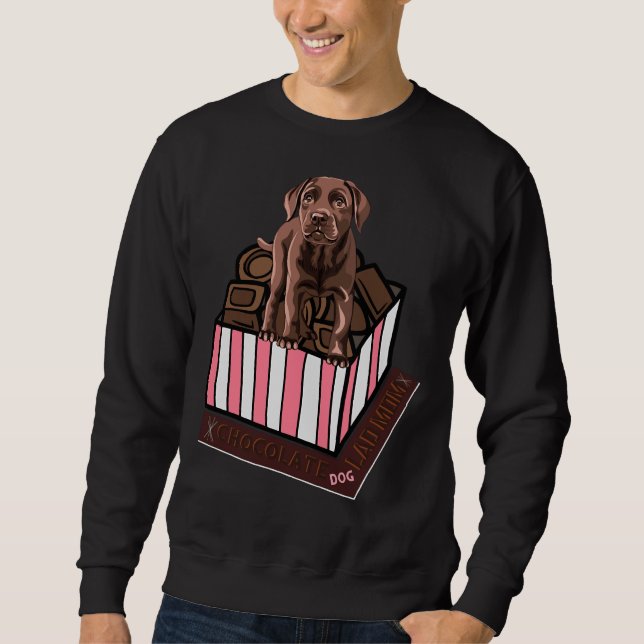 Moletom Cachorro Mãe Lab Feed Scoop (Frente)
