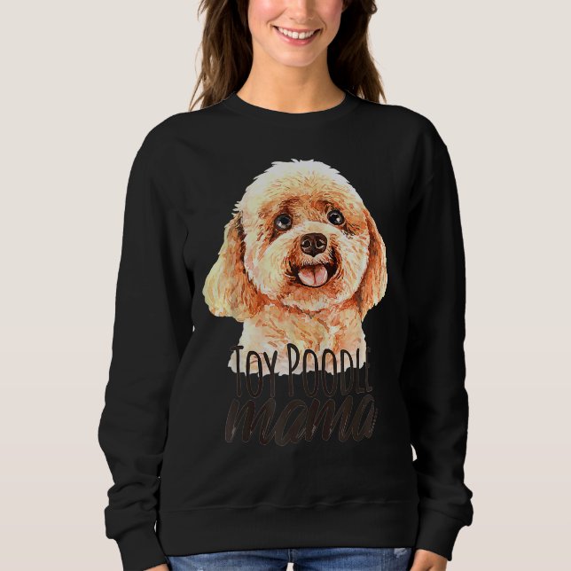 Moletom Cachorro Mama Brinquedo Poodle Cute (Frente)