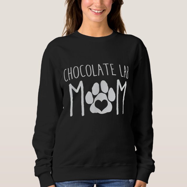 Moletom Cachorro | Mamãe de chocolate (Frente)