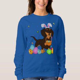 Moletom Cachorro Mamãe Dotada Bonita Dachshund Ovos Dia d