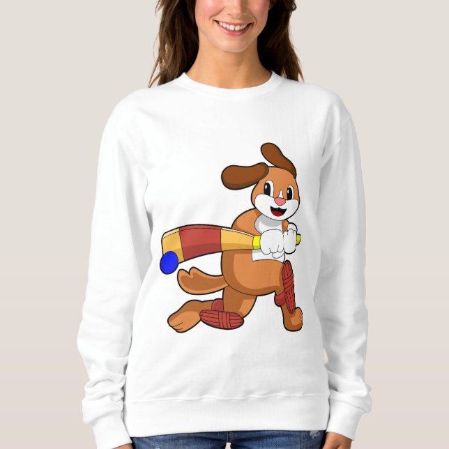 Moletom Cachorro no Cricket com morcego de Cricket (Frente)