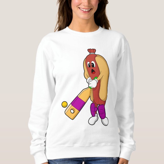 Moletom Cachorro no Cricket com morcego de Cricket (Frente)