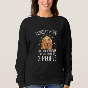 Moletom Cachorro-Ouro Engraçado, Cachorro-Café, Cachorro-T