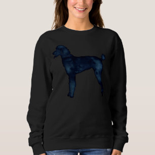 Moletom Cachorro Padrão Raça Silhueta Preto Indigo