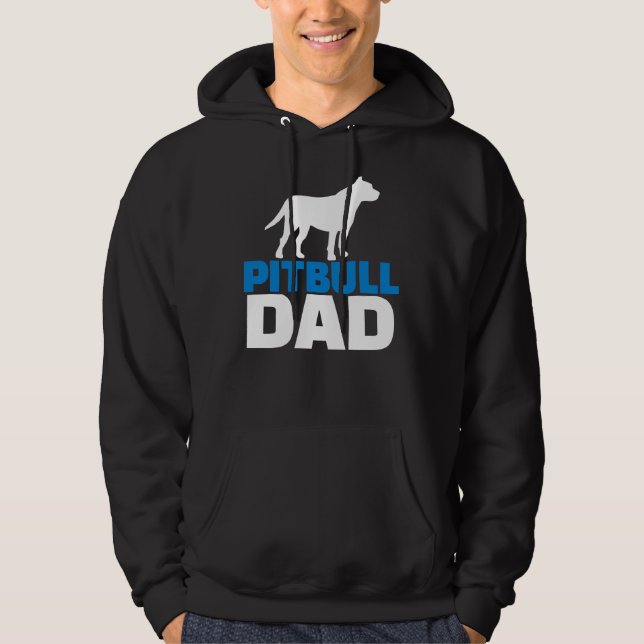 Moletom Cachorro Pai Pitbull (Frente)