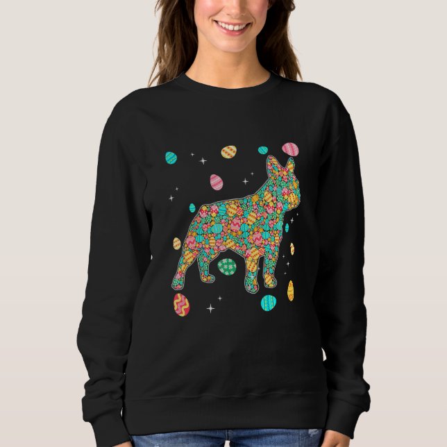 Moletom Cachorro Páscoa Dia Pai Cachorro Cachorro Mãe (Frente)