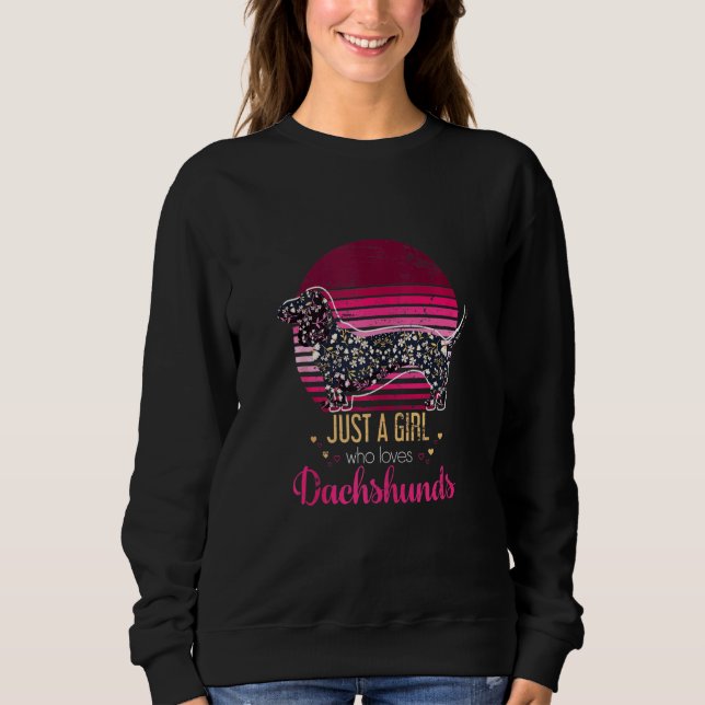 Moletom Cachorro Pet Mãe Mulheres Dachshund (Frente)
