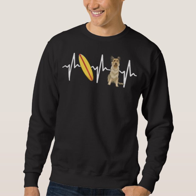 Moletom Cachorro Picard Heartbeat de Berger surfing (Frente)