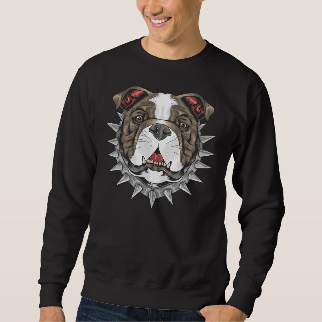 Moletom Cachorro Pitbull Lover 44 (Frente)