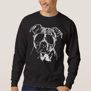 Moletom Cachorro Pitbull Mãe Engraçado Americano Pitbull T