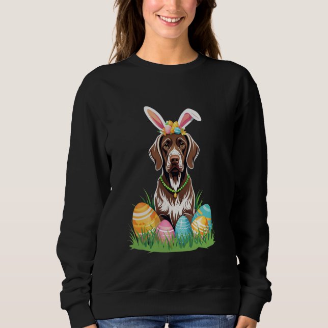 Moletom Cachorro Pointer de Cabelo Curto Alemão com Orelha (Frente)