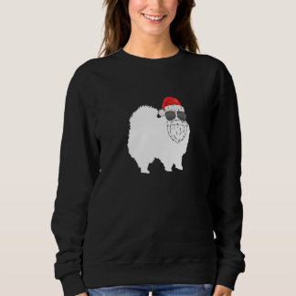 Moletom Cachorro Pomerânia De Natal Se Vestiu Como Papai N