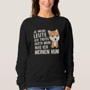 Moletom Cachorro Pooch não gosta de Pessoas Shiba