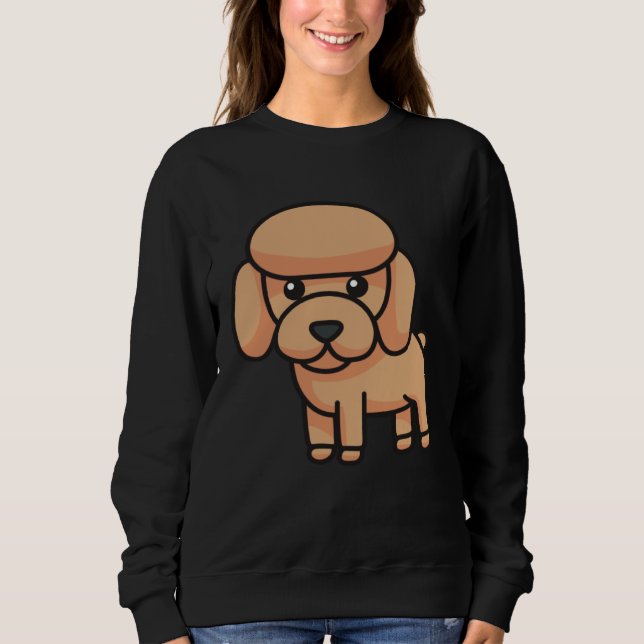 Moletom Cachorro Poodle  1 (Frente)