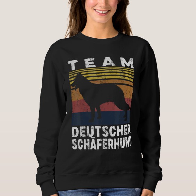 Moletom Cachorro Proprietário do German shepherd de Equipe (Frente)