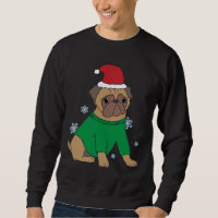 Cachorro Pug Festivo Ilustrado Pug Cachorro