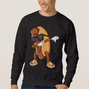 Moletom Cachorro Quente Vestindo Óculos Solares Dab Dance
