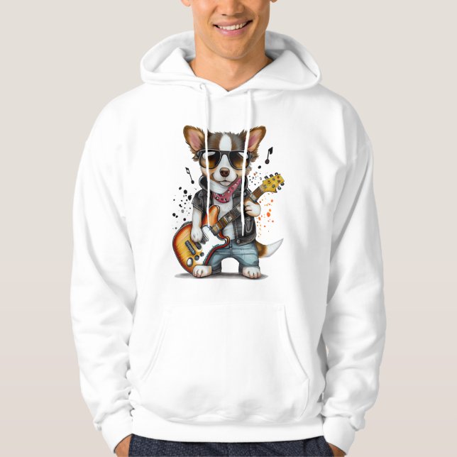 Moletom Cachorro Roll Rock Puppy (Um) (Frente)