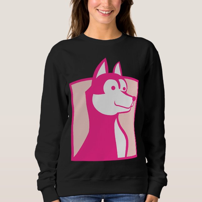 Moletom Cachorro Rosa Rouco (Frente)