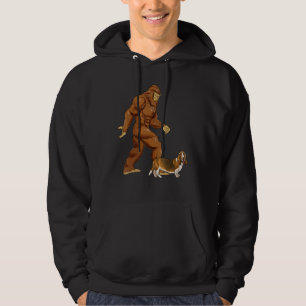 Moletom Cachorro Sasquatch, Cachorro Que Caminha Bigfoot E