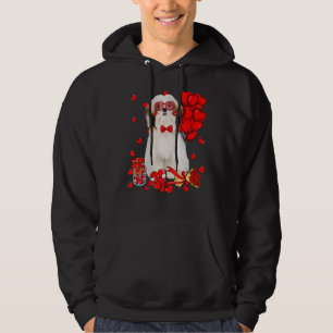 Moletom Cachorro Shih Tzu Fofo Coração Engraçado Dia dos N
