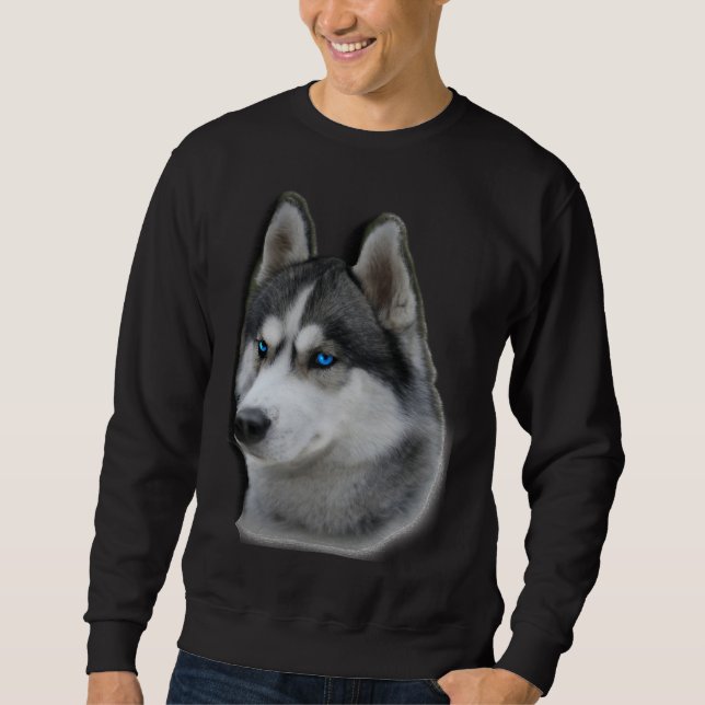 Moletom Cachorro Siberiano Cachorro Slim Ajustado Fed Scoo (Frente)