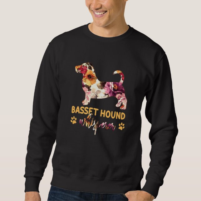 Moletom Cachorro Suspiro de Caça Basset (Frente)